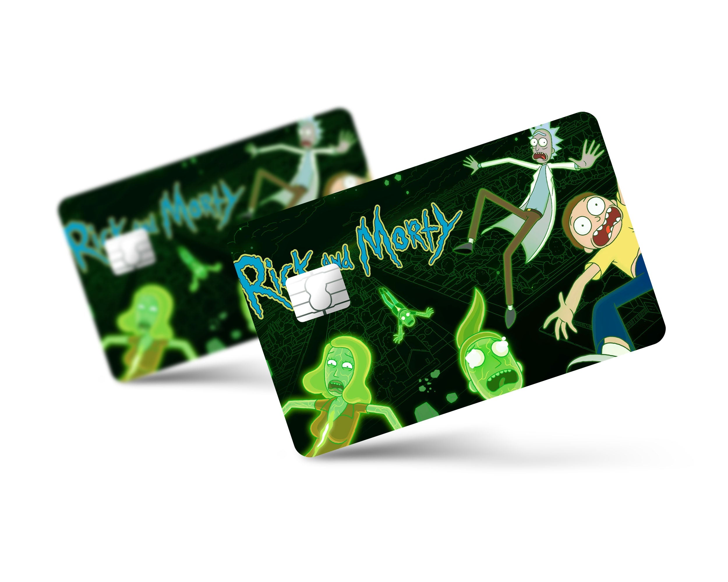 Rick and Morty Intro Credit Card Credit Card Skin – Anime Town Creations