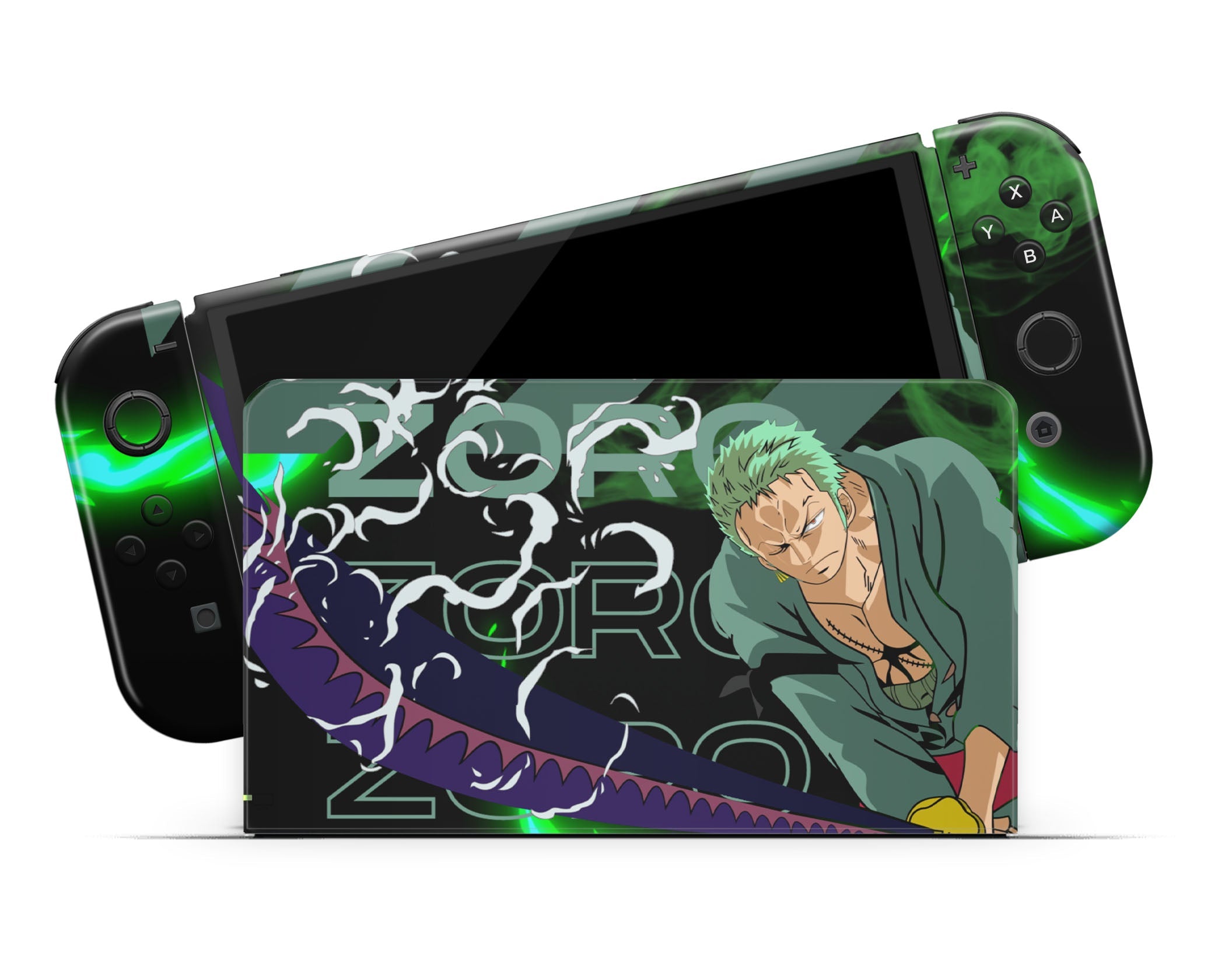 One Piece Zoro Nintendo Switch OLED Switch OLED Skin – Anime Town Creations