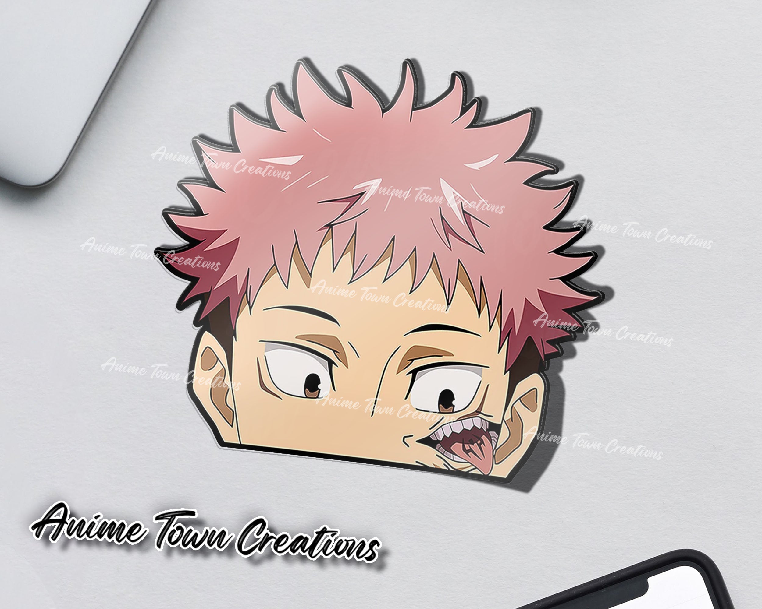 Jujutsu Kaisen Yuji Sukuna Sticker Sticker – Anime Town Creations