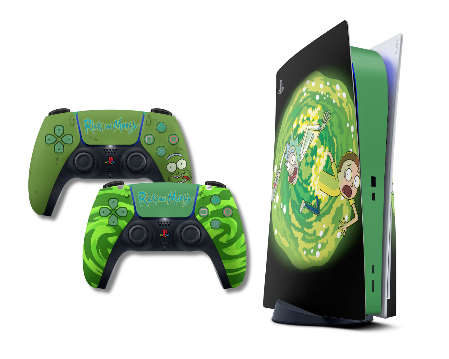 Rick and Morty Portal Xbox Series Controller Skin