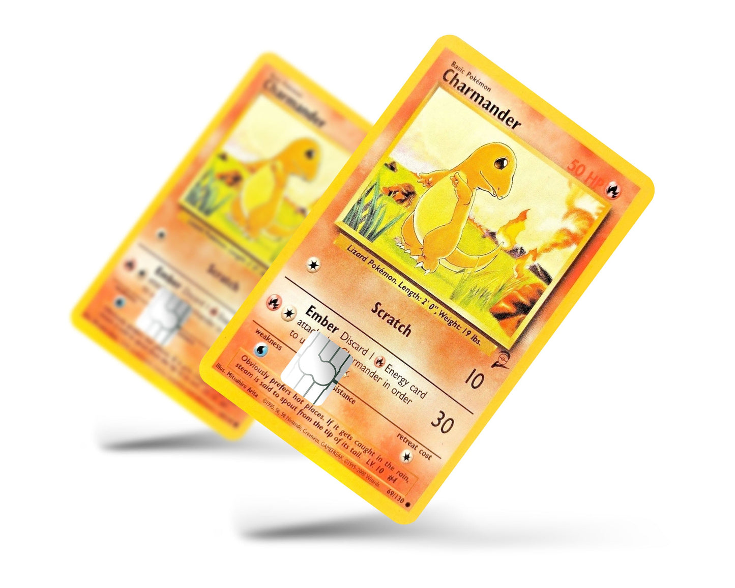 Anime Town Creations Credit Card Charmander Pokemon Card Full Skins - Anime Pokemon Skin