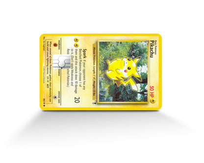 Pikachu Pokemon Card Credit Card Skin