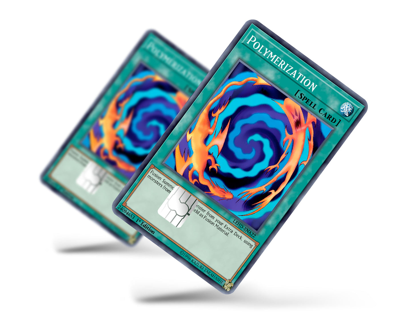 Yugioh Polymerization Credit Card Skin