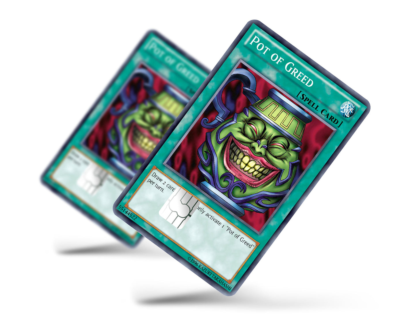 Yugioh Pot of Greed Credit Card Skin