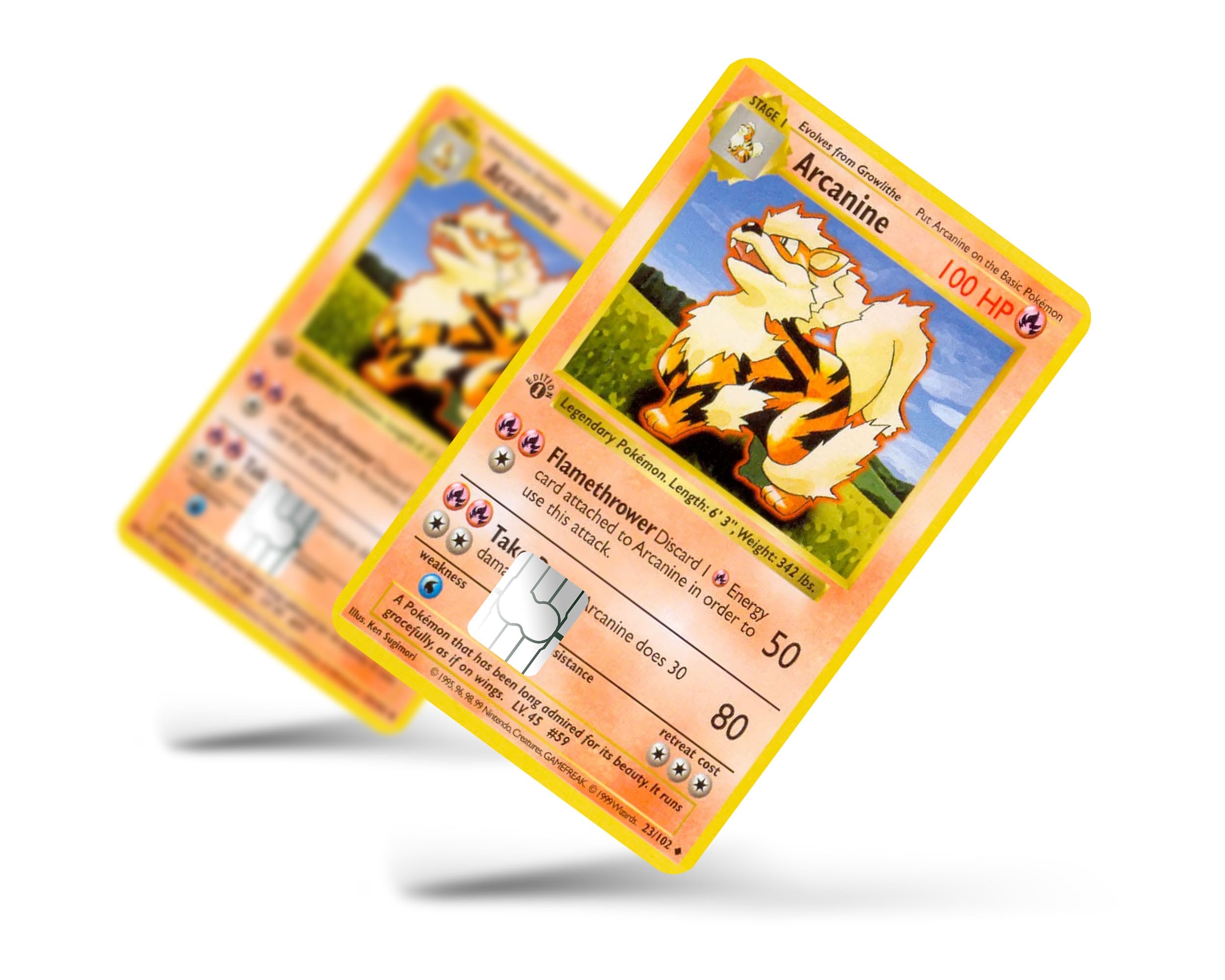 Arcanine 1st online edition (Shadowless base)