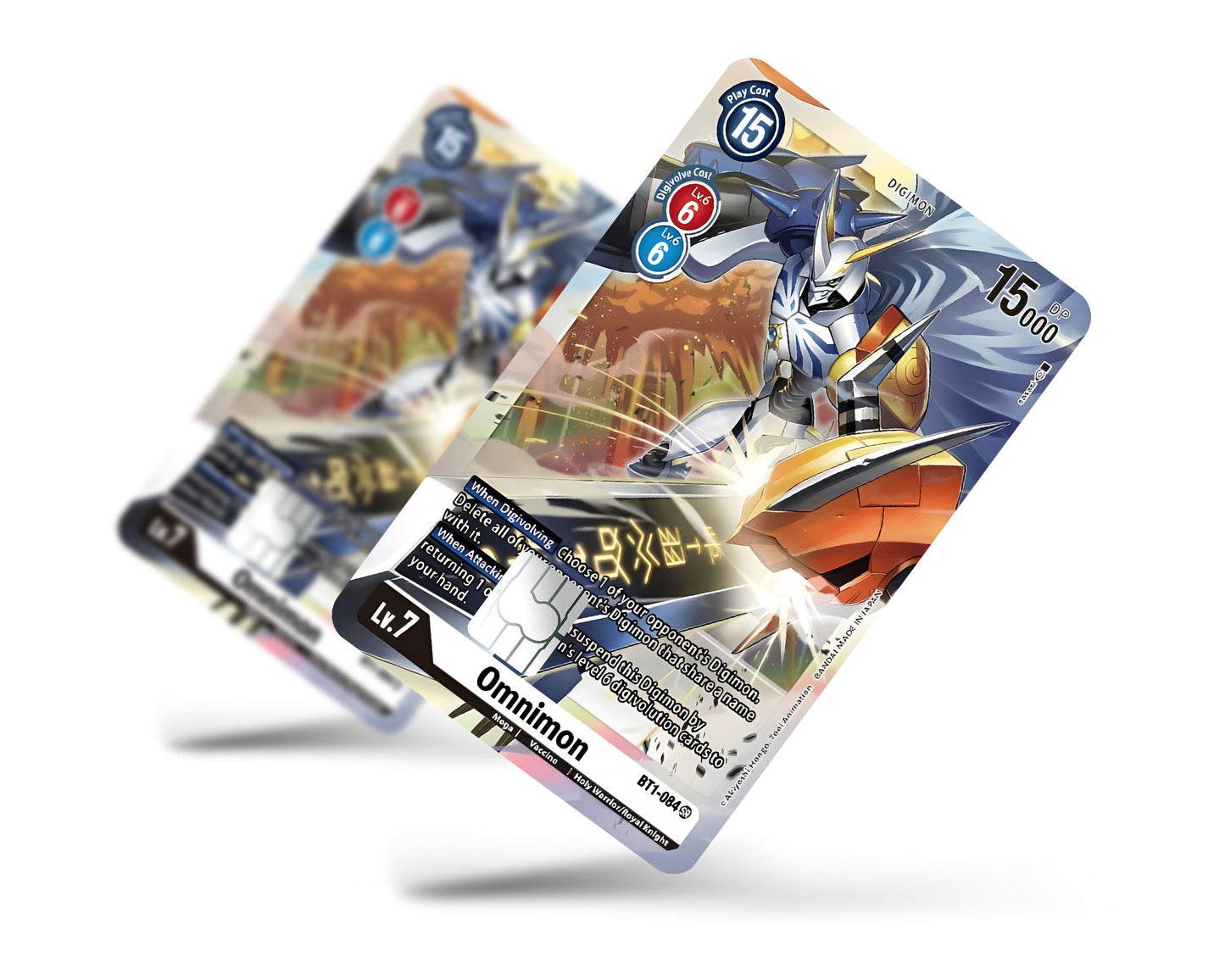 Anime Town Creations Credit Card Omnimon Limited Edition Digimon Card Full Skins - Anime Digimon Credit Card Skin