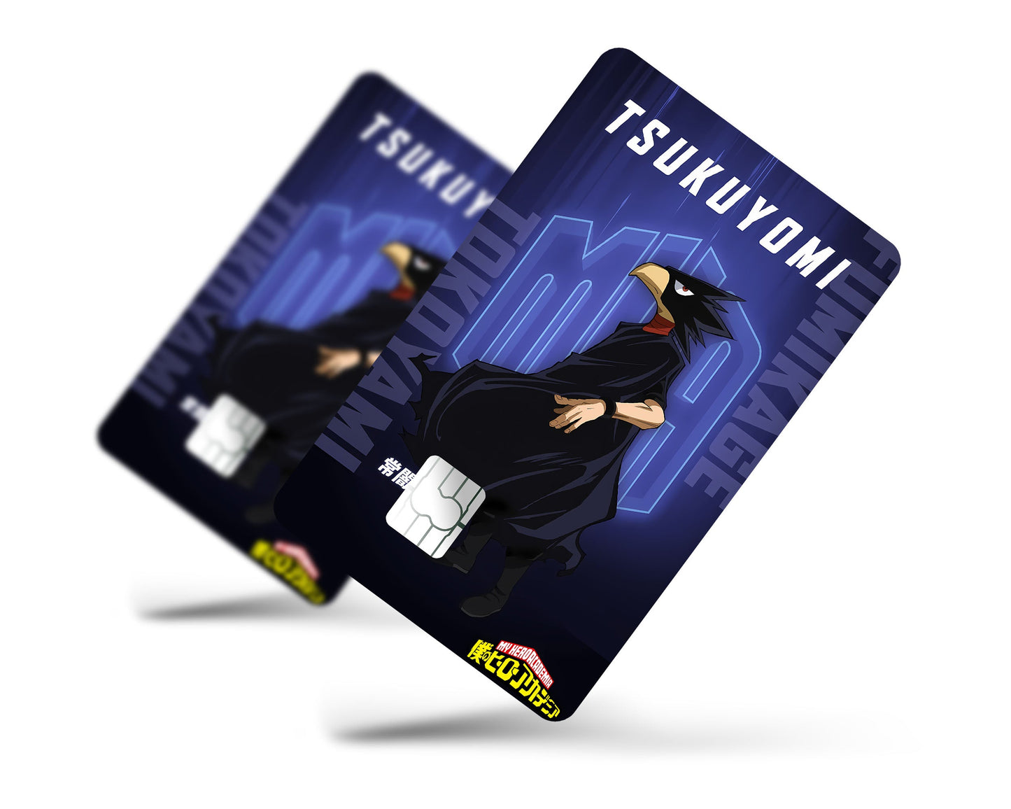 Anime Town Creations Credit Card My Hero Academia Fumikage Tokoyami Feature Full Skins - Anime My Hero Academia Credit Card Skin