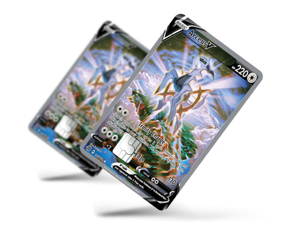 Anime Town Creations Credit Card Arceus V Pokemon Card Full Skins - Anime Pokemon Credit Card Skin