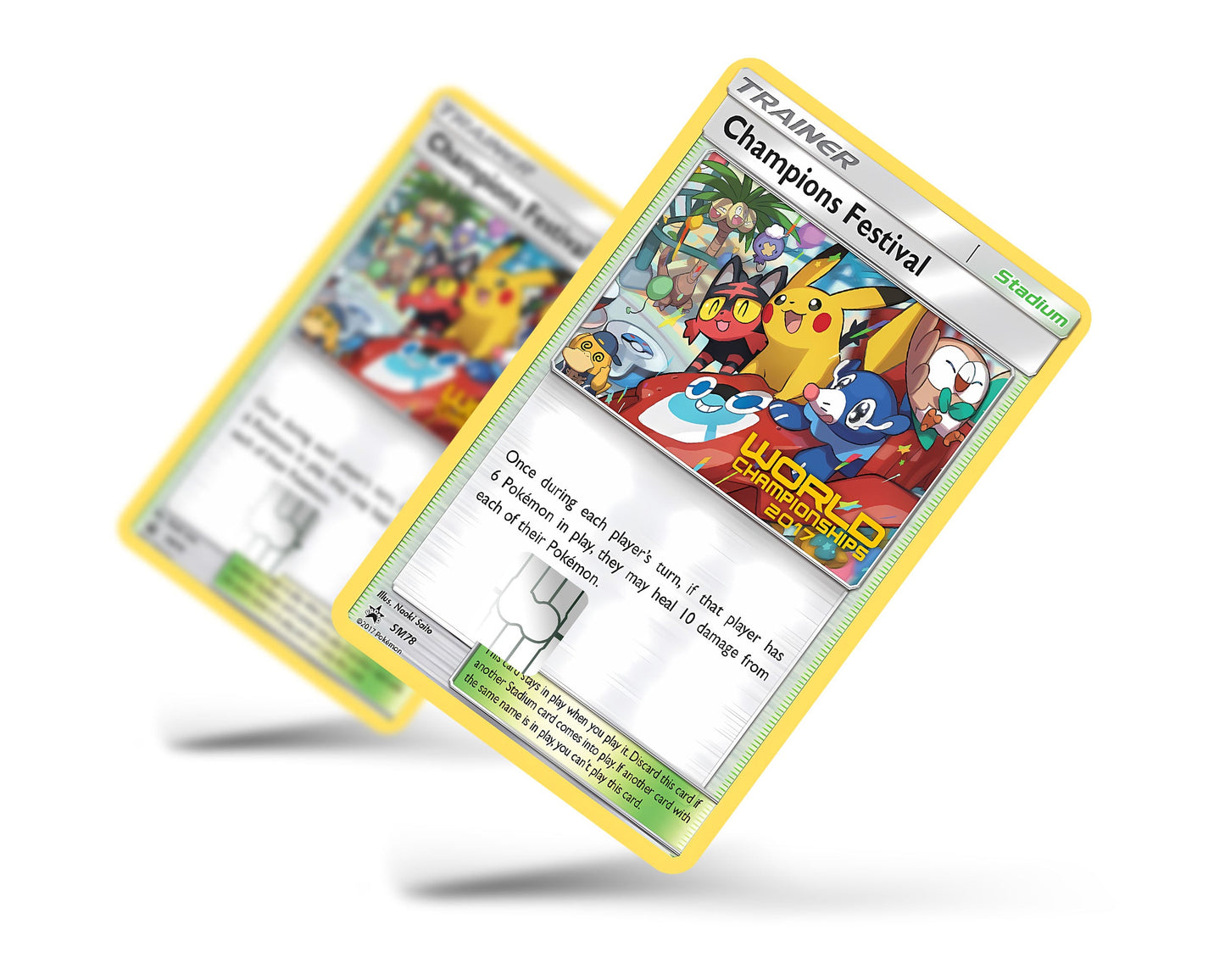 Anime Town Creations Credit Card Champions Festival Pokemon Card Full Skins - Anime Pokemon Credit Card Skin