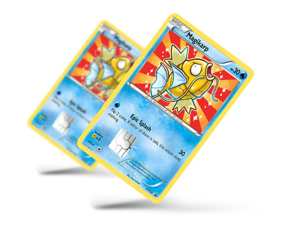 Anime Town Creations Credit Card Gold Magikarp Pokemon Card Full Skins - Anime Pokemon Credit Card Skin