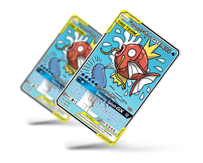 Anime Town Creations Credit Card Magikarp & Wailord Pokemon Card Full Skins - Anime Pokemon Credit Card Skin