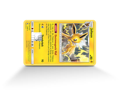 Anime Town Creations Credit Card Cute Jolteon Pokemon Card Full Skins - Anime Pokemon Credit Card Skin