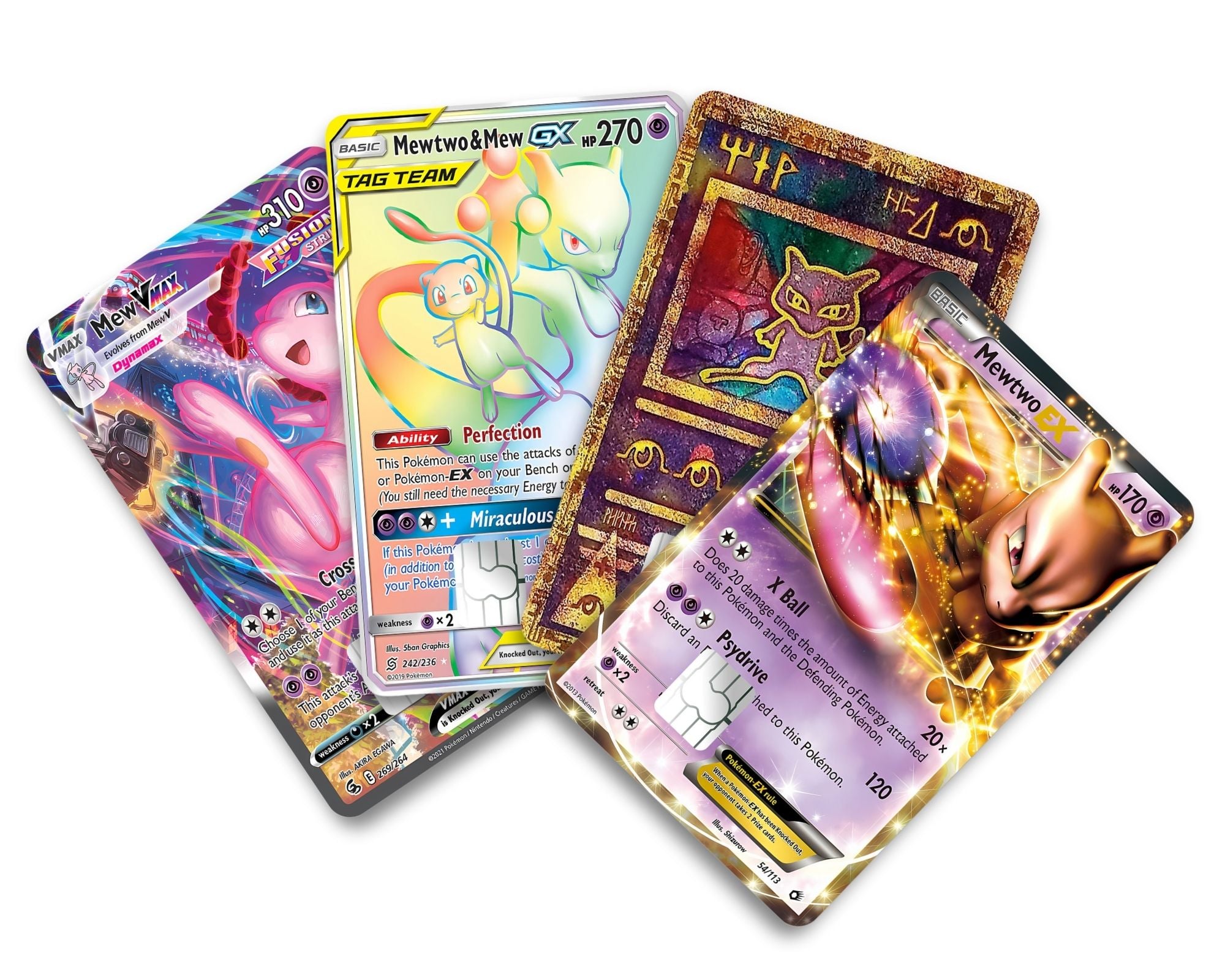 Deals Mew & Mewtwo Full Art Bundle