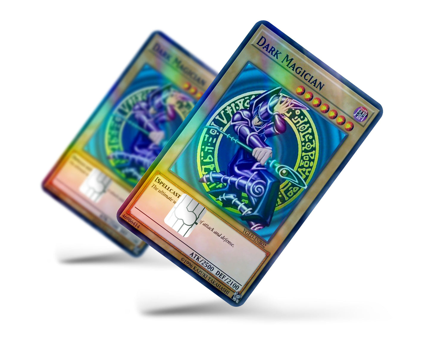 Yugioh Dark Magician Holographic Credit Card Skin