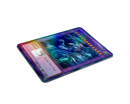 Anime Town Creations Holographic Credit Card Yugioh Blue Eyes Ultimate Dragon Full Skins - Anime Yu-Gi-Oh Holographic Credit Card Skin