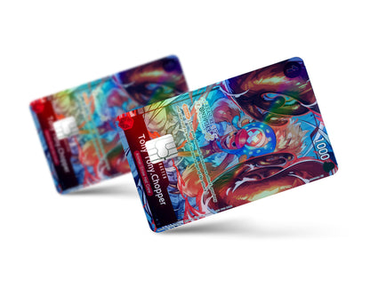 Anime Town Creations Holographic Credit Card Treasure Cup Chopper One Piece Card Full Skins - Anime One Piece Holographic Credit Card Skin