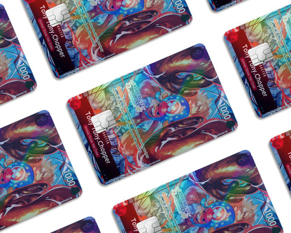 Anime Town Creations Holographic Credit Card Treasure Cup Chopper One Piece Card Window Skins - Anime One Piece Holographic Credit Card Skin