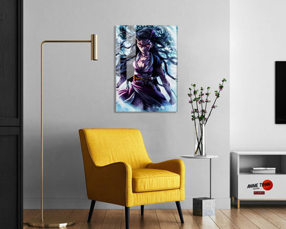 Anime Town Creations Metal Poster Demon Slayer Nezuko Demon Art 5" x 7" Home Goods - Anime Demon Slayer Metal Poster