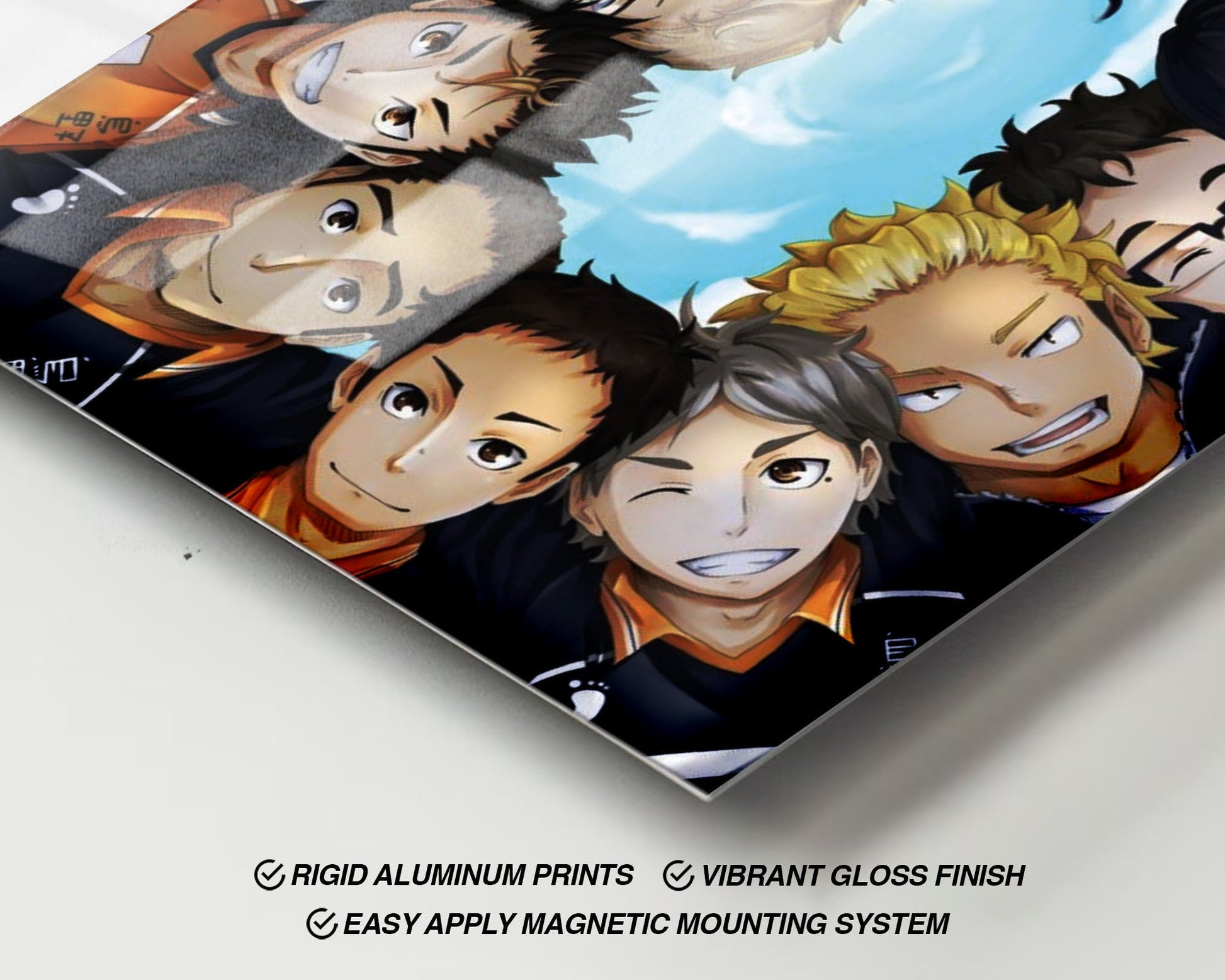 Anime Town Creations Metal Poster Haikyuu Club Squad 24" x 36" Home Goods - Anime Haikyuu Metal Poster