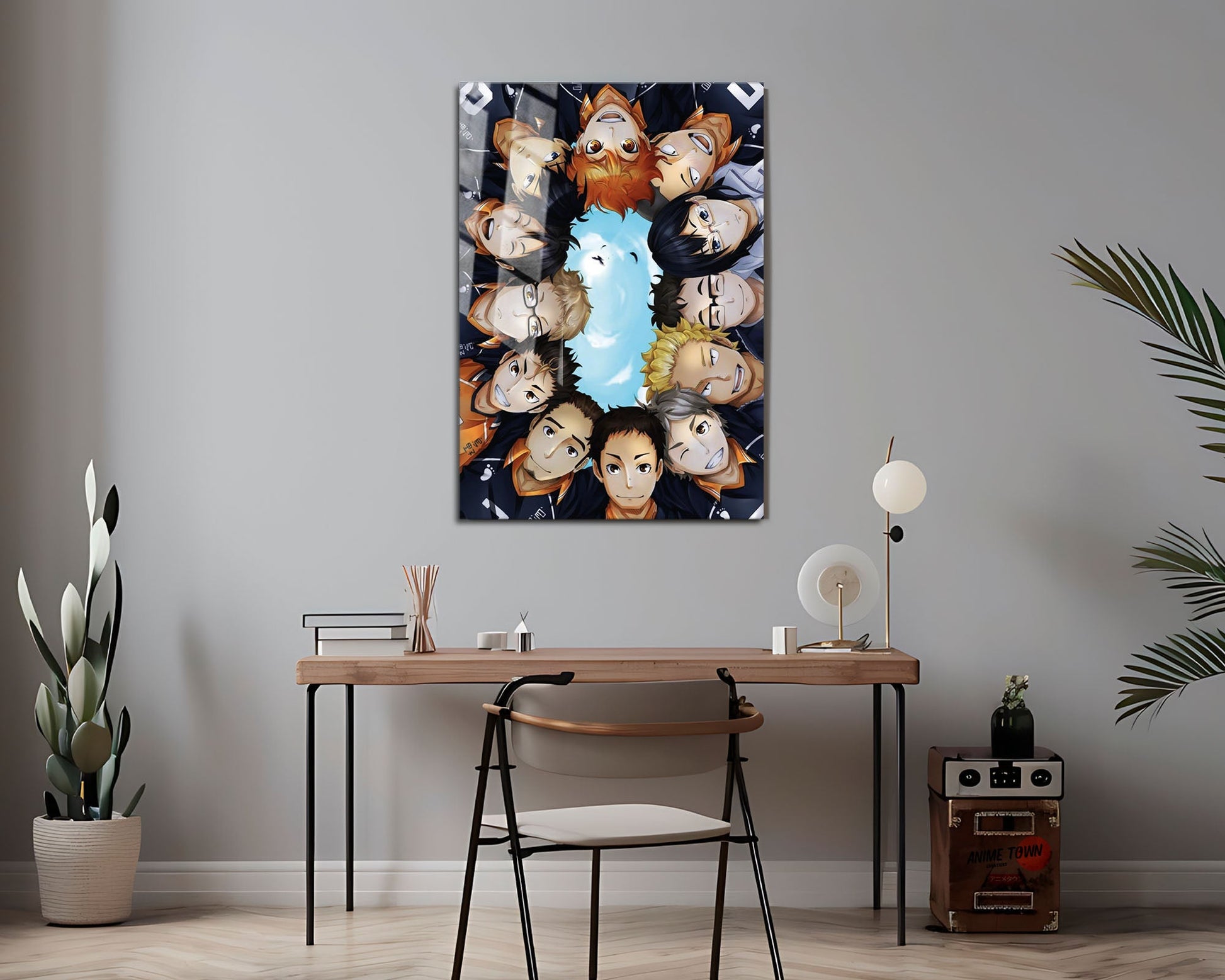 Anime Town Creations Metal Poster Haikyuu Club Squad 24" x 36" Home Goods - Anime Haikyuu Metal Poster