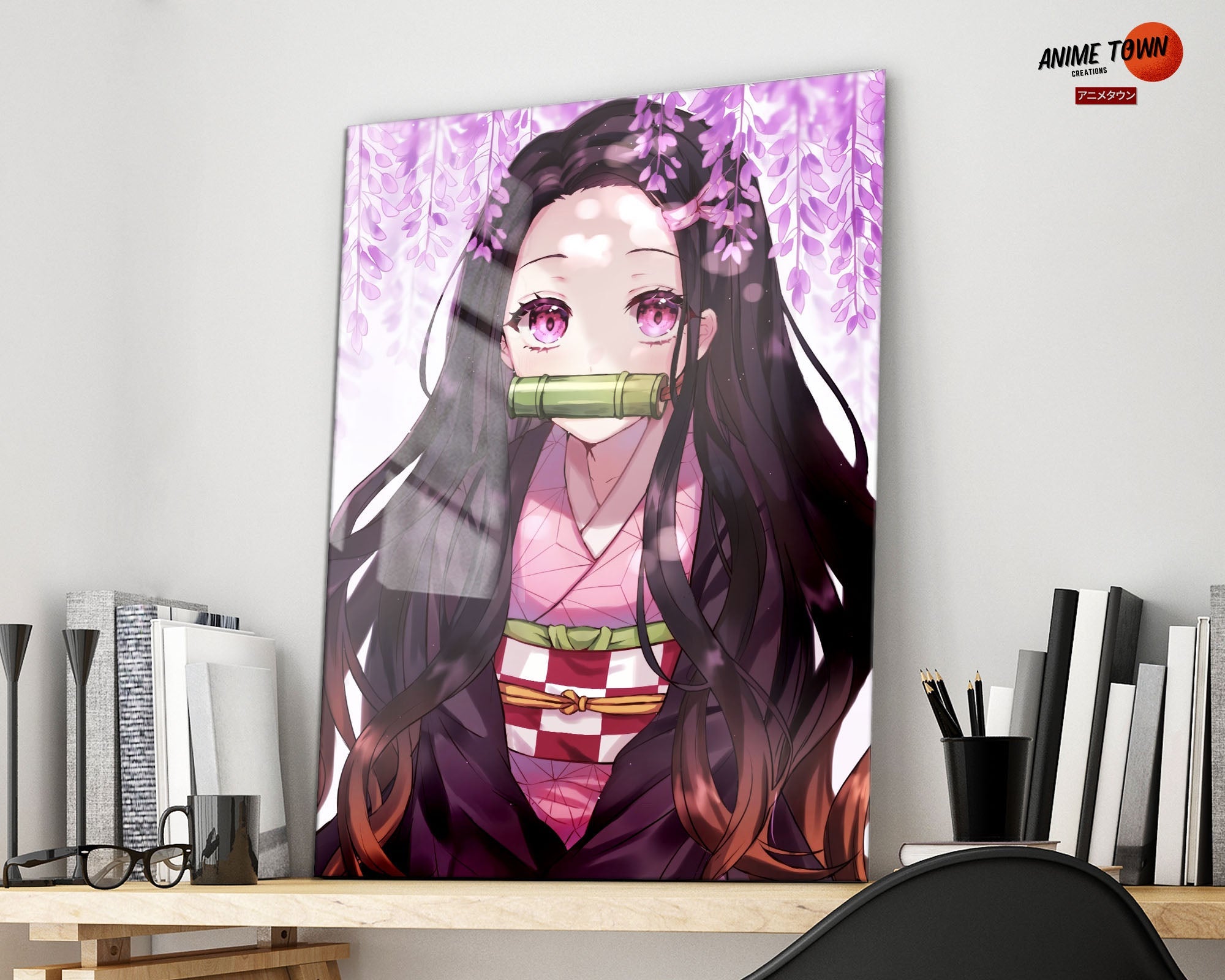 Metal Demon Slayer outlet Poster w/ Wall Mount