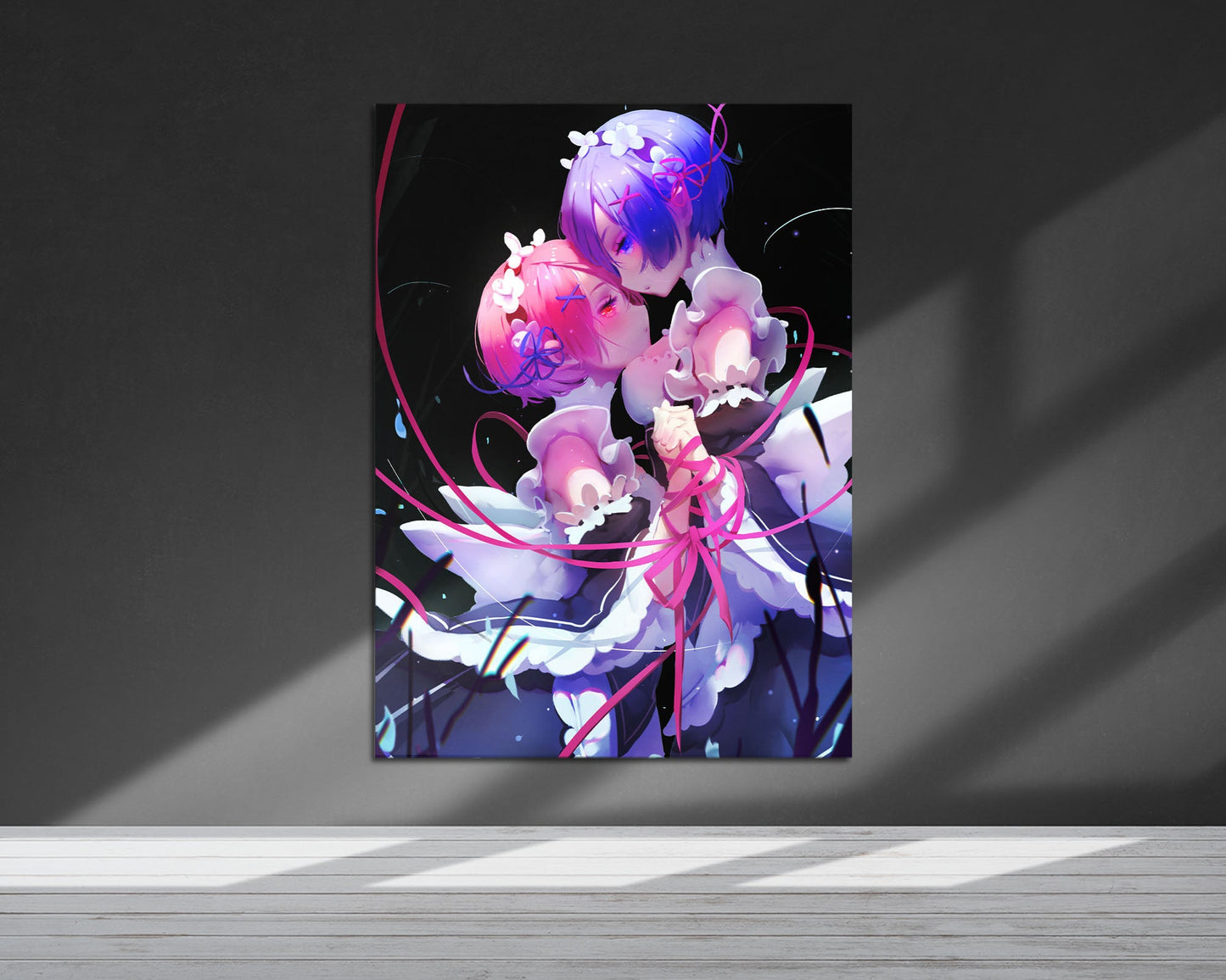 Anime Town Creations Metal Poster Re Zero Kara Hajimeru and Isekai Seikatsu 5" x 7" Home Goods - Anime Re: Zero Metal Poster