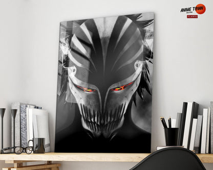 Anime Town Creations Metal Poster Bleach Hollow Mask 11" x 17" Home Goods - Anime Bleach Metal Poster