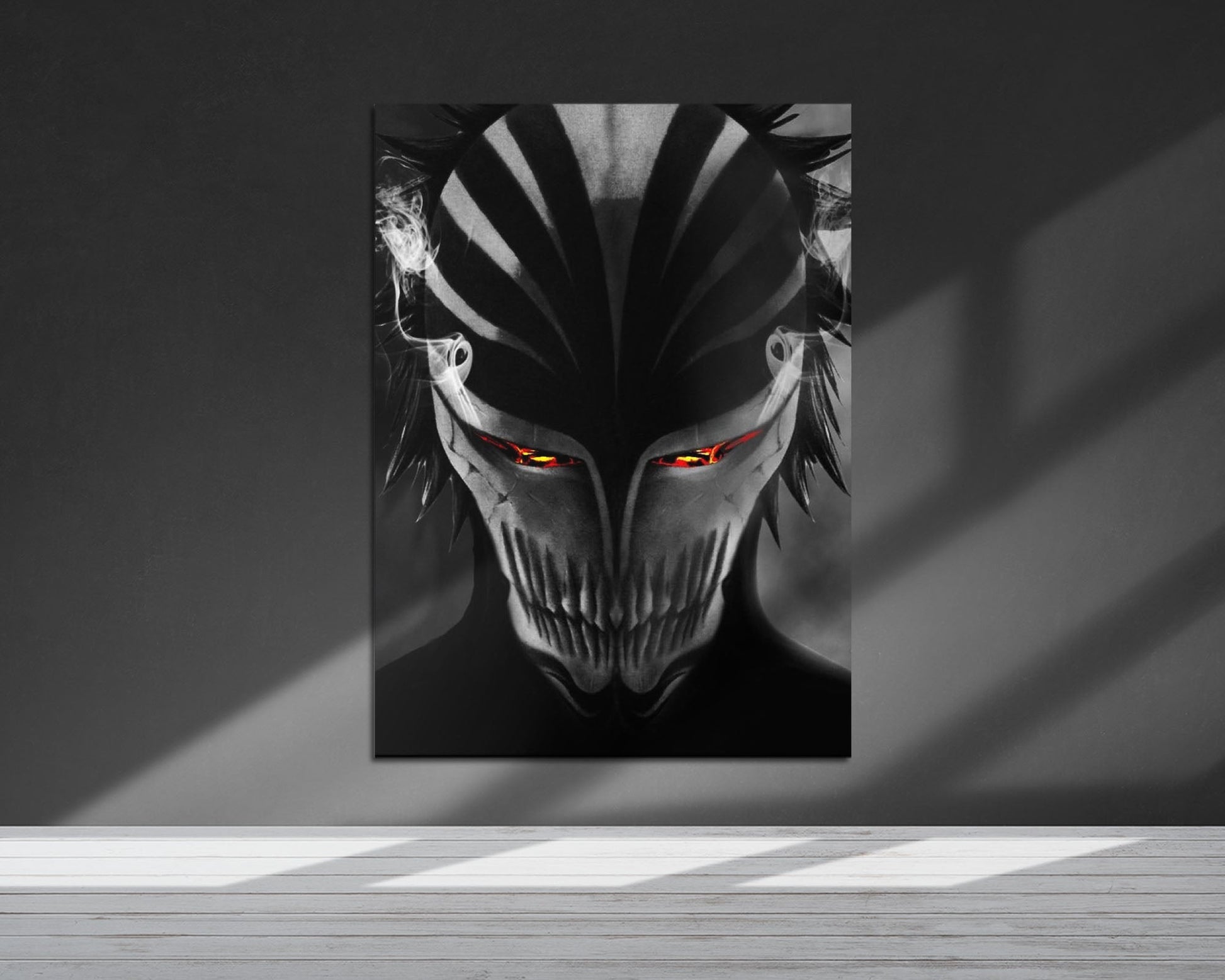 Anime Town Creations Metal Poster Bleach Hollow Mask 24" x 36" Home Goods - Anime Bleach Metal Poster