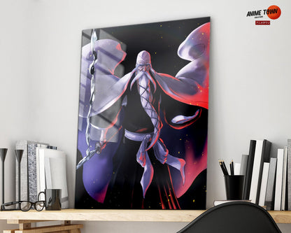 Anime Town Creations Metal Poster Bleach Yamamoto 11" x 17" Home Goods - Anime Bleach Metal Poster