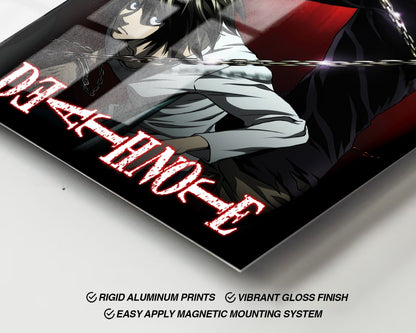 Anime Town Creations Metal Poster Death Note 16" x 24" Home Goods - Anime Death Note Metal Poster