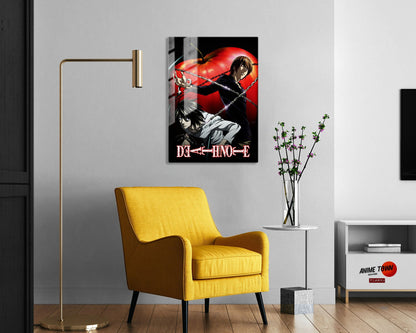 Anime Town Creations Metal Poster Death Note 11" x 17" Home Goods - Anime Death Note Metal Poster