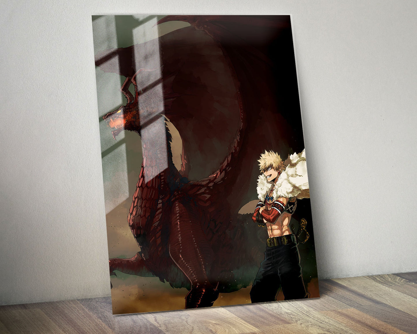 Anime Town Creations Metal Poster My Hero Academia Katsuki Bakugo 24" x 36" Home Goods - Anime My Hero Academia Metal Poster