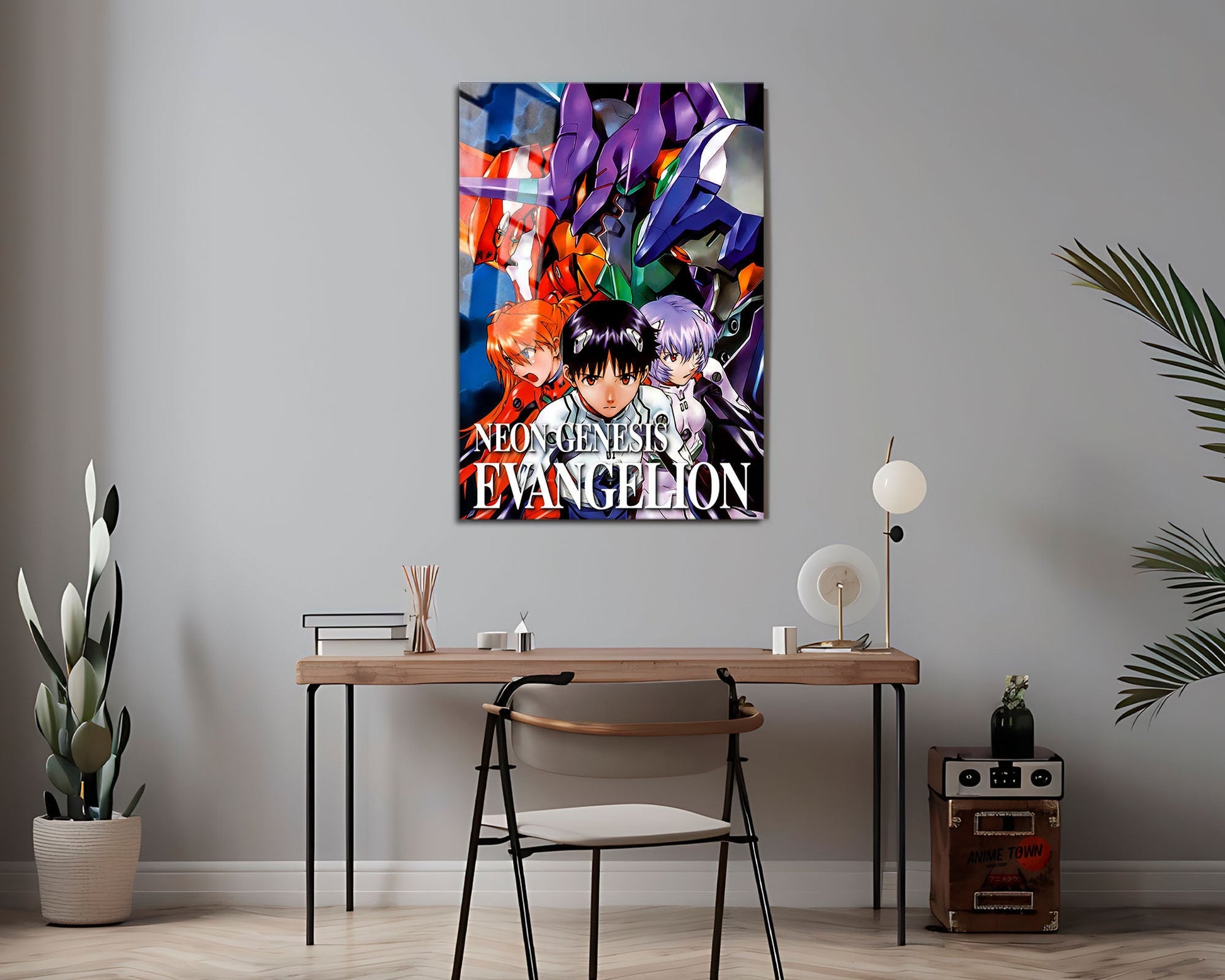 Anime Town Creations Metal Poster Neon Genesis Evangelion 16" x 24" Home Goods - Anime Neon Evangelion Genesis Metal Poster