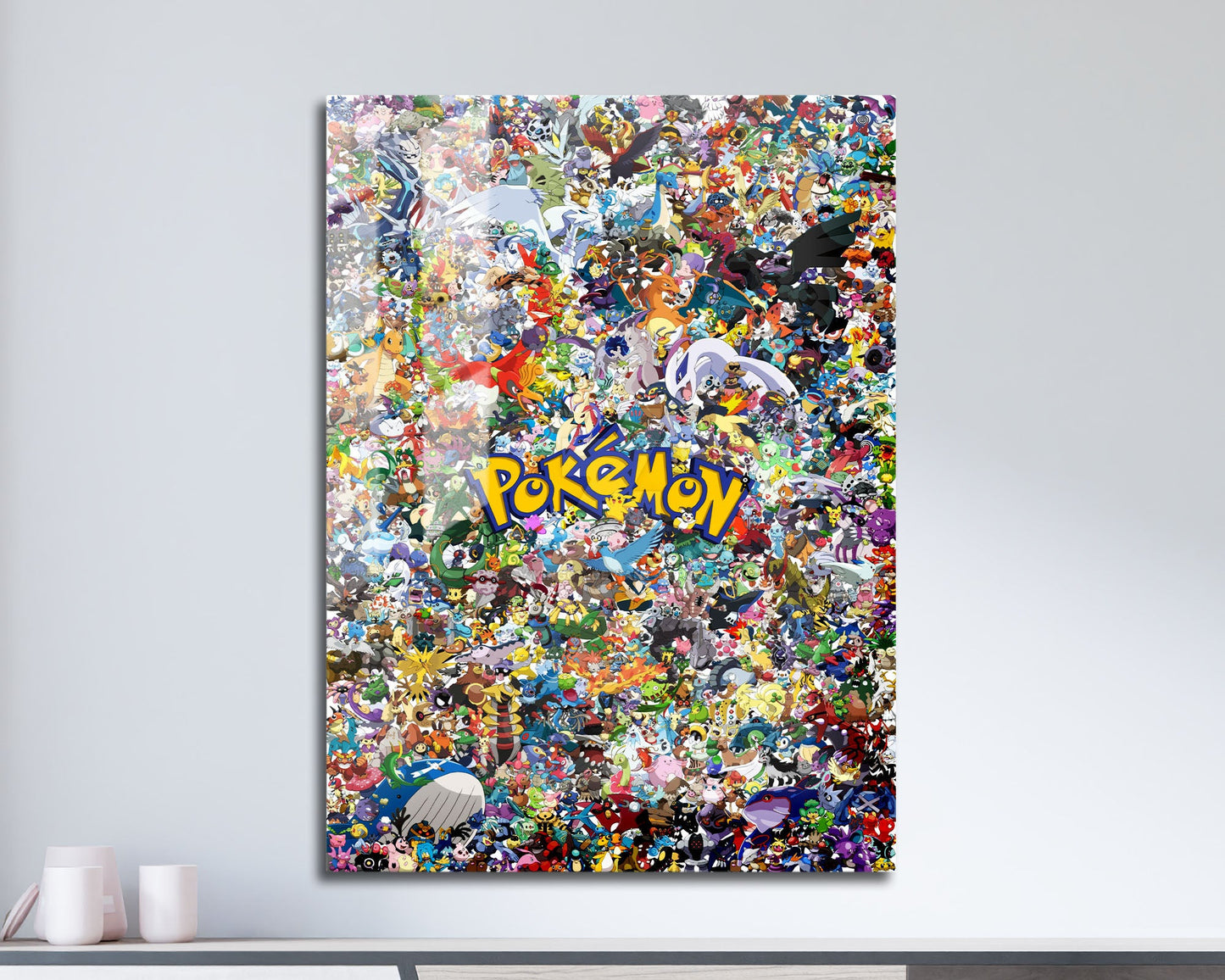 Anime Town Creations Metal Poster Pokemon Pokeverse 11" x 17" Home Goods - Anime Pokemon Metal Poster