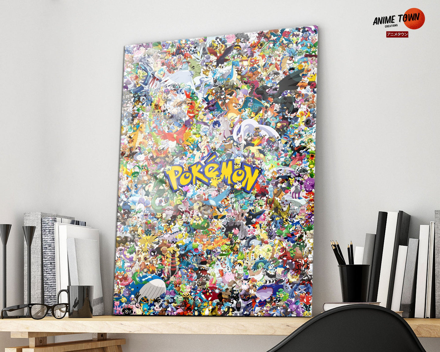 Anime Town Creations Metal Poster Pokemon Pokeverse 16" x 24" Home Goods - Anime Pokemon Metal Poster