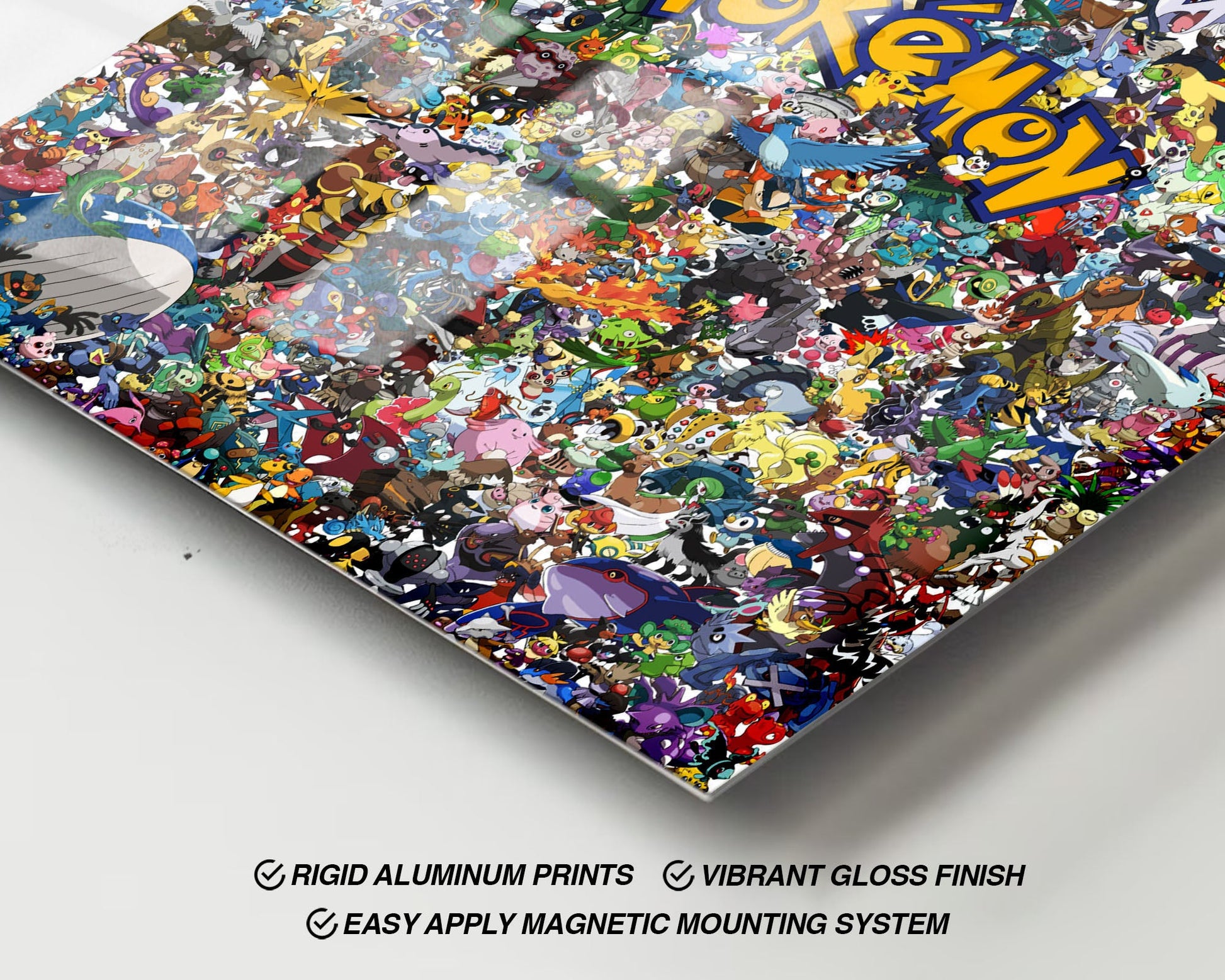 Anime Town Creations Metal Poster Pokemon Pokeverse 24" x 36" Home Goods - Anime Pokemon Metal Poster