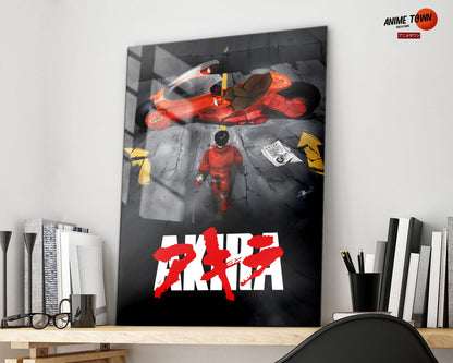 Anime Town Creations Metal Poster Akira Classic Black 16" x 24" Home Goods - Anime Akira Metal Poster