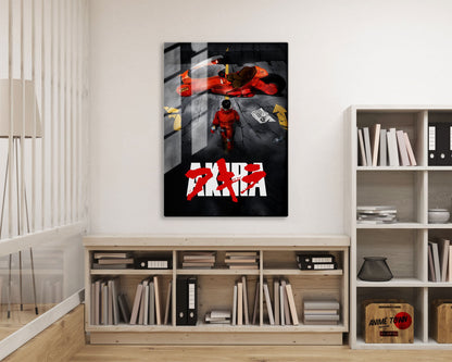 Anime Town Creations Metal Poster Akira Classic Black 16" x 24" Home Goods - Anime Akira Metal Poster