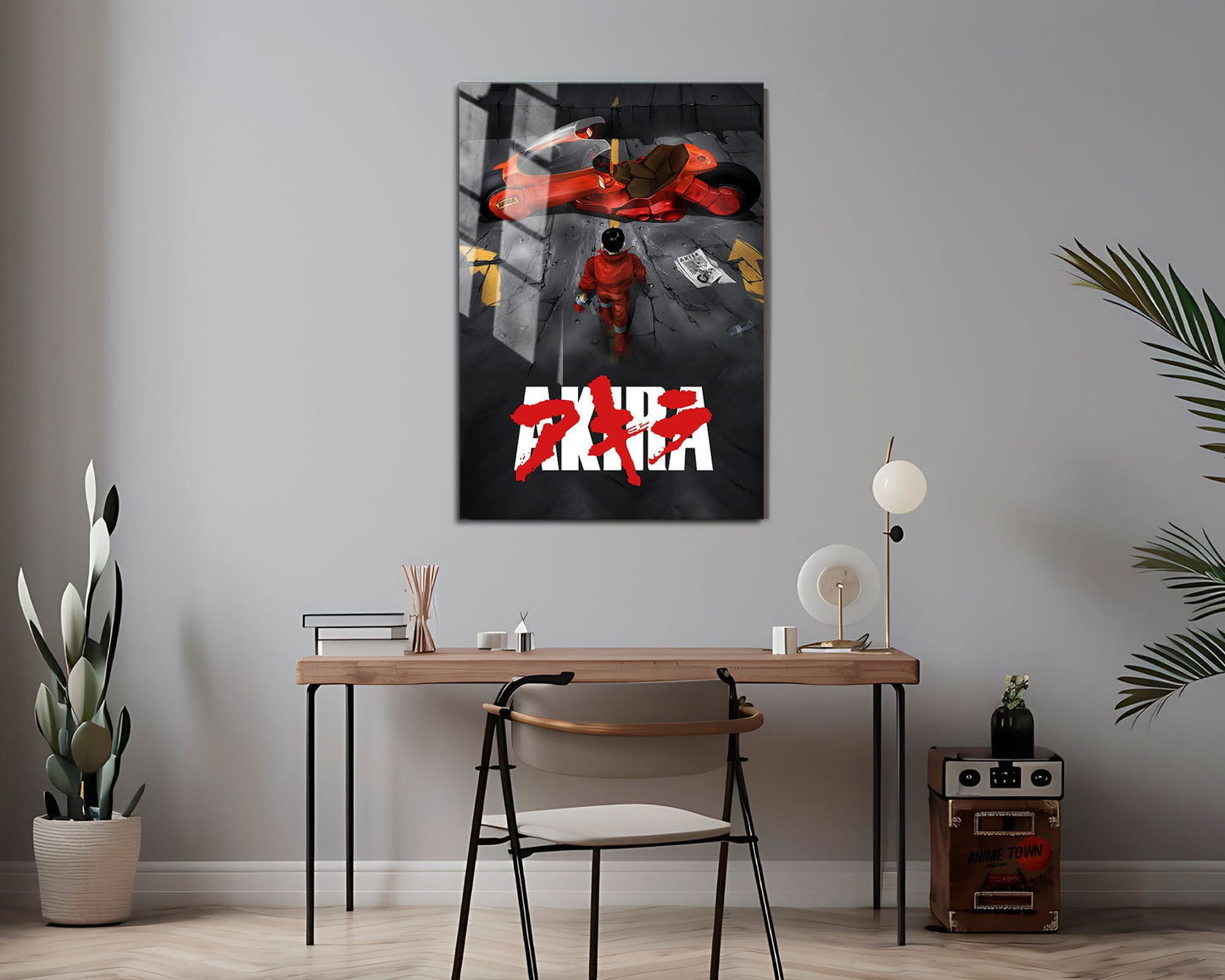 Anime Town Creations Metal Poster Akira Classic Black 24" x 36" Home Goods - Anime Akira Metal Poster