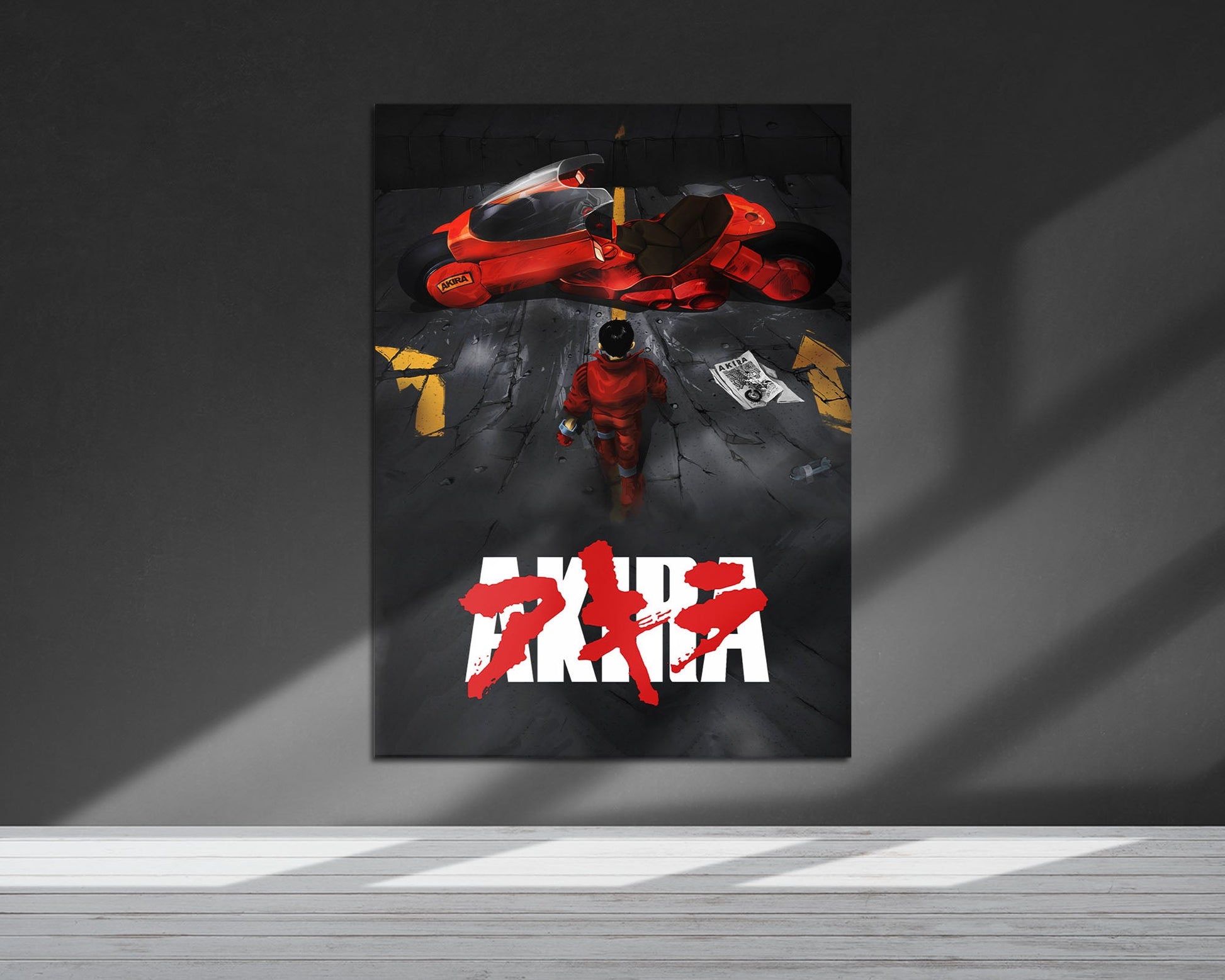 Anime Town Creations Metal Poster Akira Classic Black 5" x 7" Home Goods - Anime Akira Metal Poster