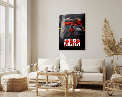 Anime Town Creations Metal Poster Akira Classic Black 5" x 7" Home Goods - Anime Akira Metal Poster