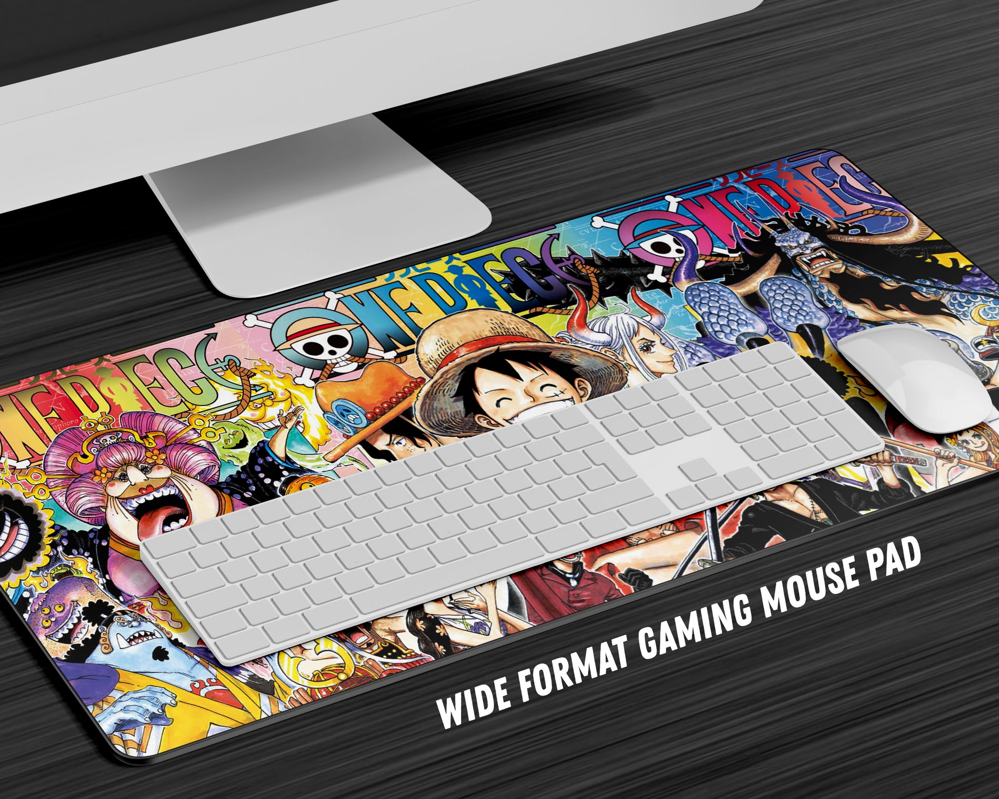 One Piece Gang Manga Collage Mouse Pad Gaming Mouse Pad – Anime Town  Creations
