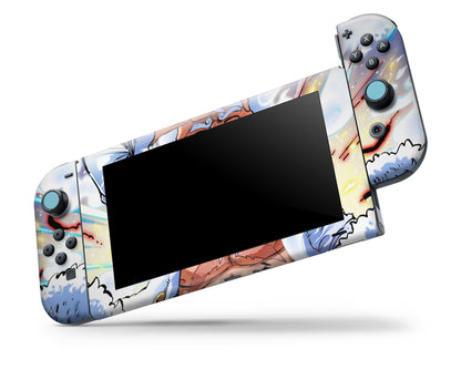 One Piece Luffy Gear 5 Awakening Switch OLED Skin