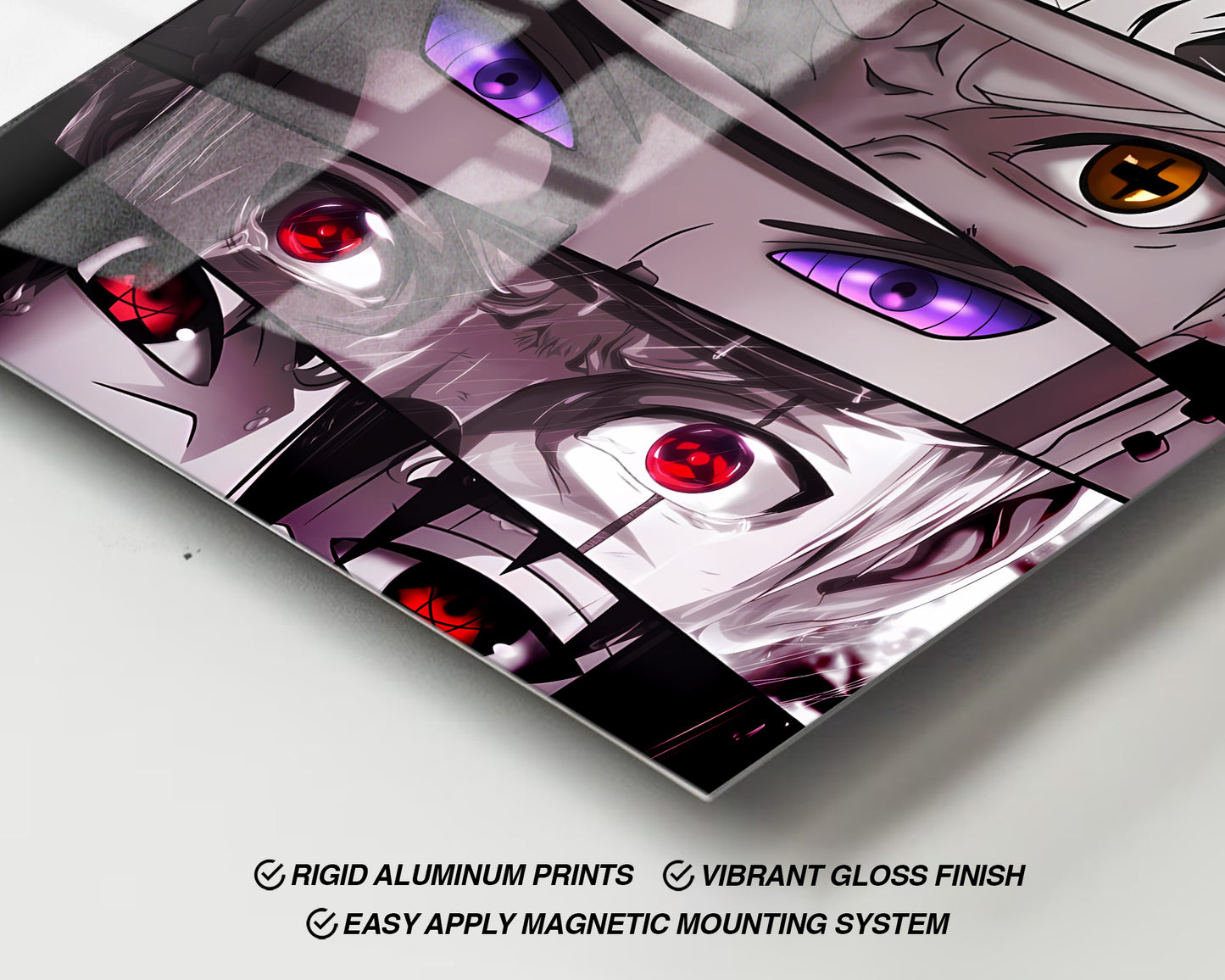 Naruto Eyes Metal Poster