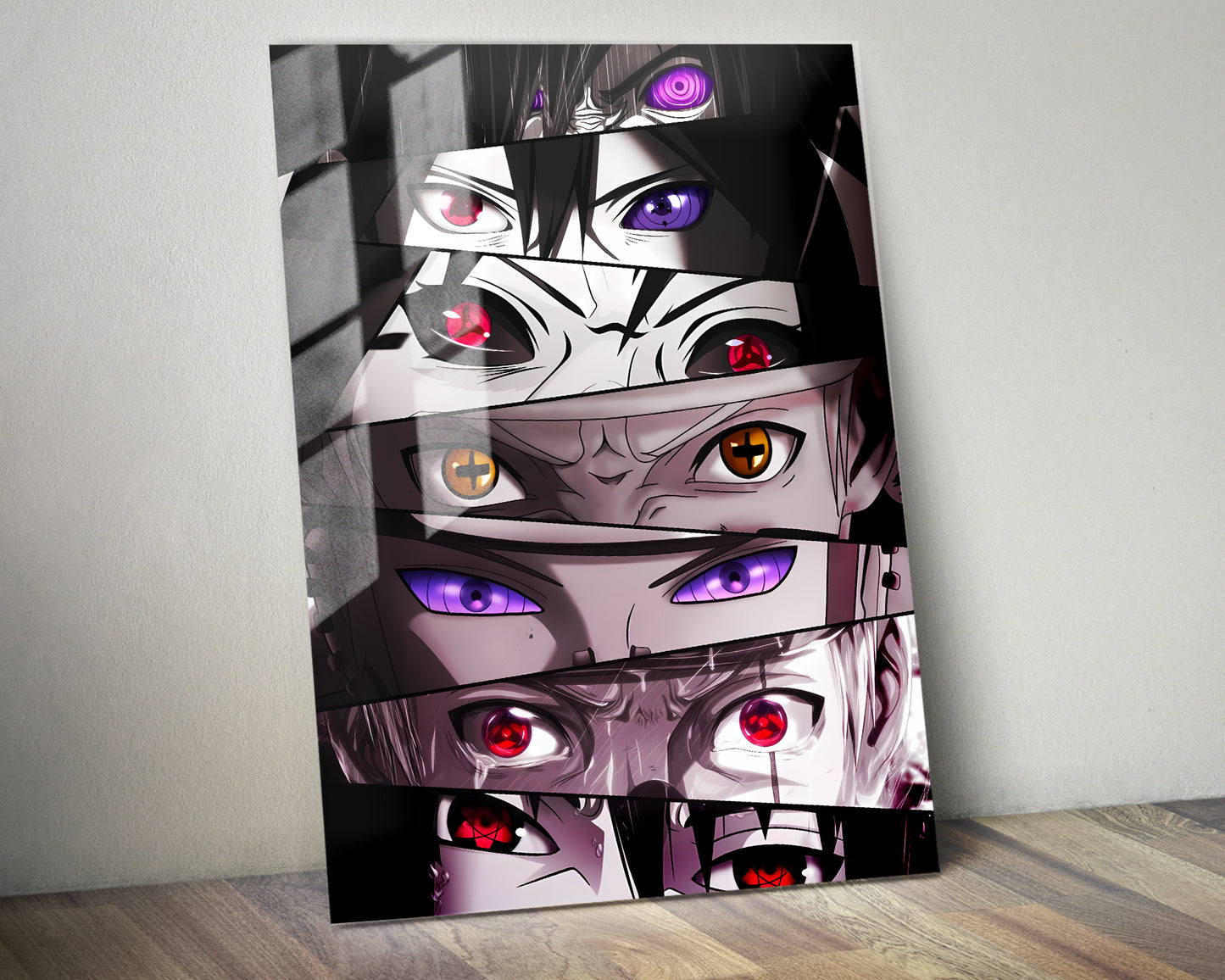 Naruto Eyes Metal Poster