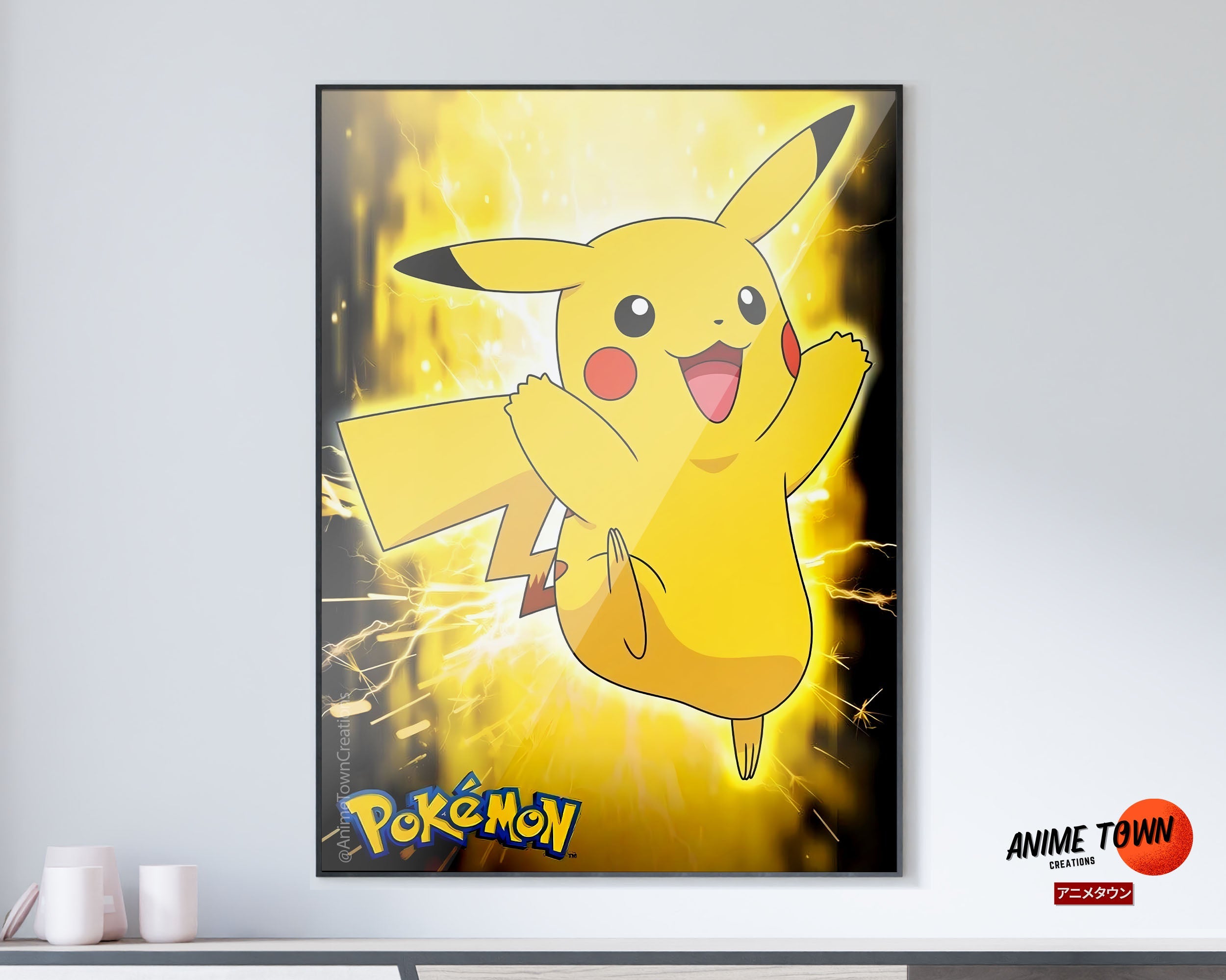 Rare Pokémon orders Pikachu Character Anime Print Ad/Poster