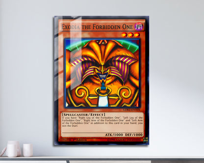 Yugioh Exodia the Forbidden One Metal Poster Set