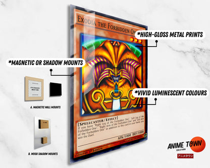 Yugioh Exodia the Forbidden One Metal Poster Set