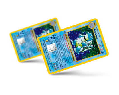 Blastoise Pokemon Card Credit Card Skin