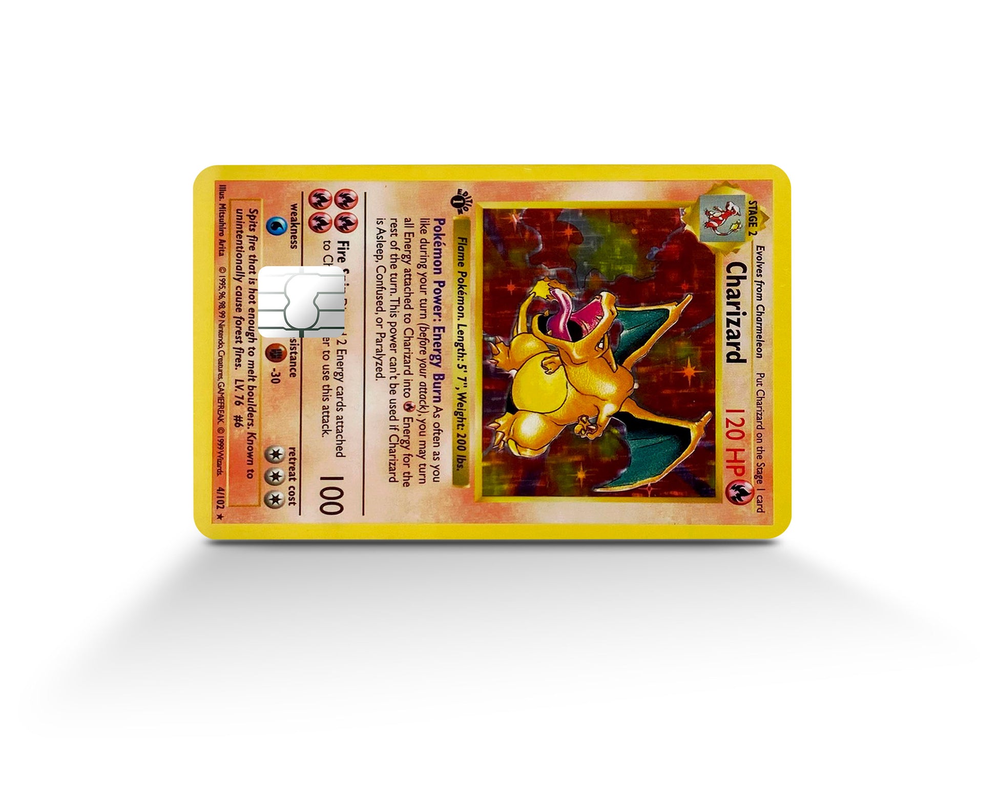 Charizard credit card skin version 2.0 : r/PokemonTCG